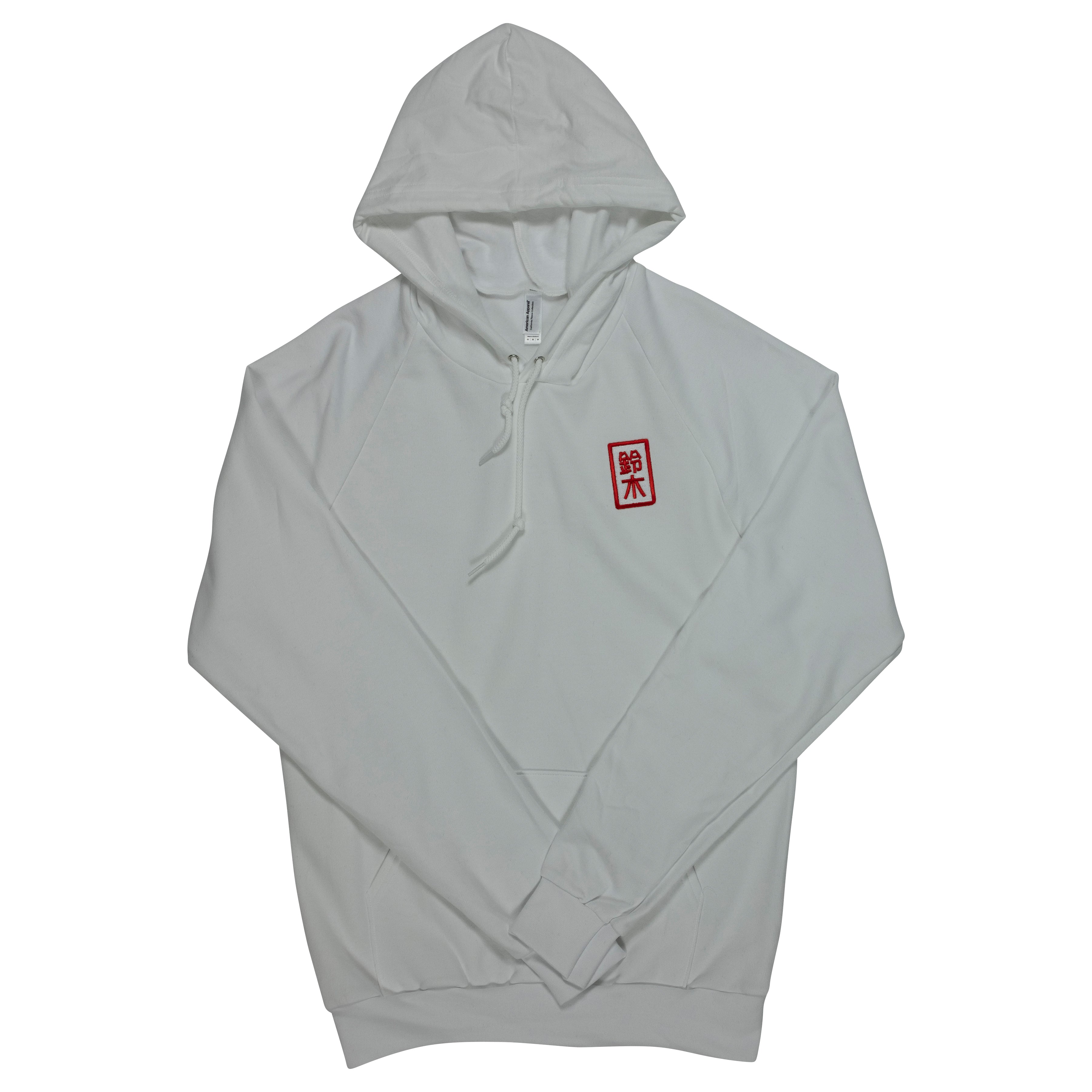 American apparel white hoodie online