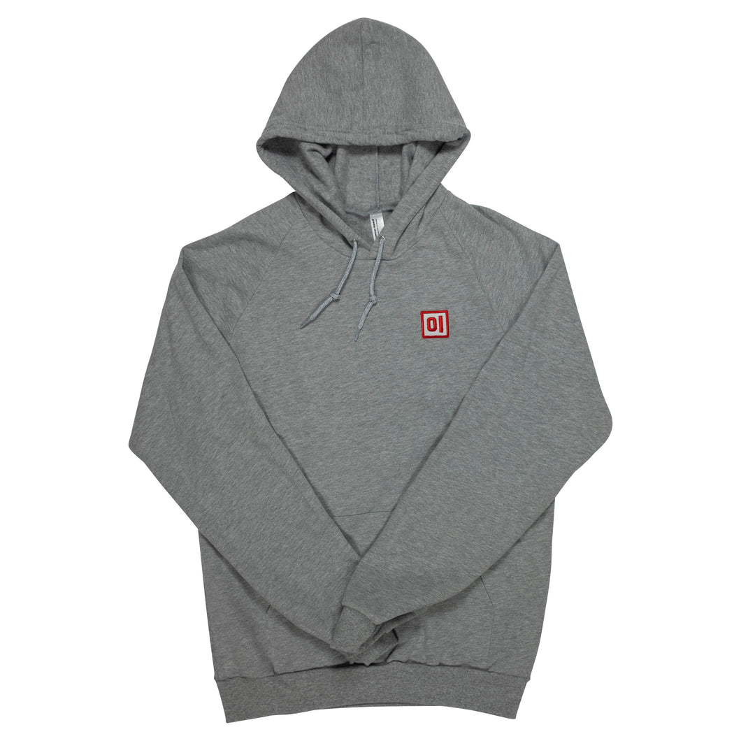 Korean American Apparel Hoodie (L-Z) - GREY